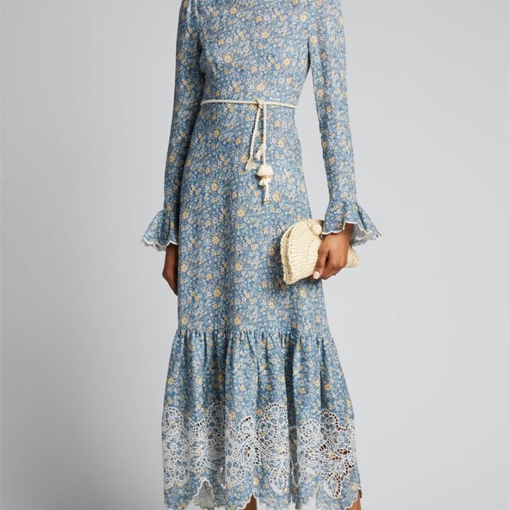 COPY - Zimmermann Blue Midi Dress